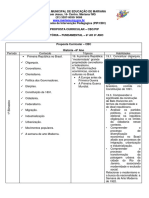 Proposta Curricular 9º Ano - História