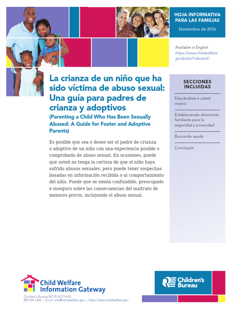 Guía para Padres de Niños Abusados | PDF | Abuso sexual | Abuso Sexual ...