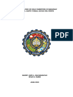 Policy Analysis On Solo Parenting in Barangay Tibal-Og Santo Tomas Davao Del Norte