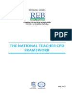 2019 REB The National Teacher CPD Framework en