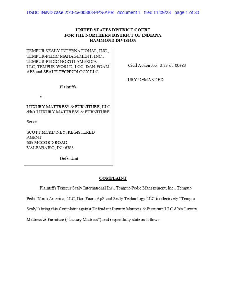 Tempur Sealy Complaint Download Free PDF Bed Couch