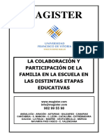 La Colaboración y Participación de La Familia en La Escuela en Las Distintas Etapas Educativas