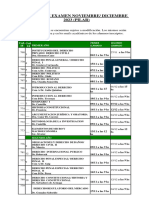 FECHAS DE EXAMEN ABOGACIA PILAR Nov-Dic 2023