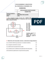 Examen Final - 2023-1 - Instalaciones en Edificaciones