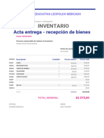 Sanders Sandoval 10D (Inventario)