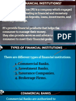 Financial Institutions