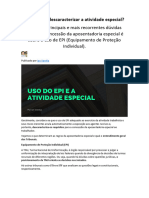 EPI e Atividade Especial