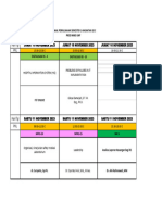 Update Jadwal Semester 1 Angkatan 20 C