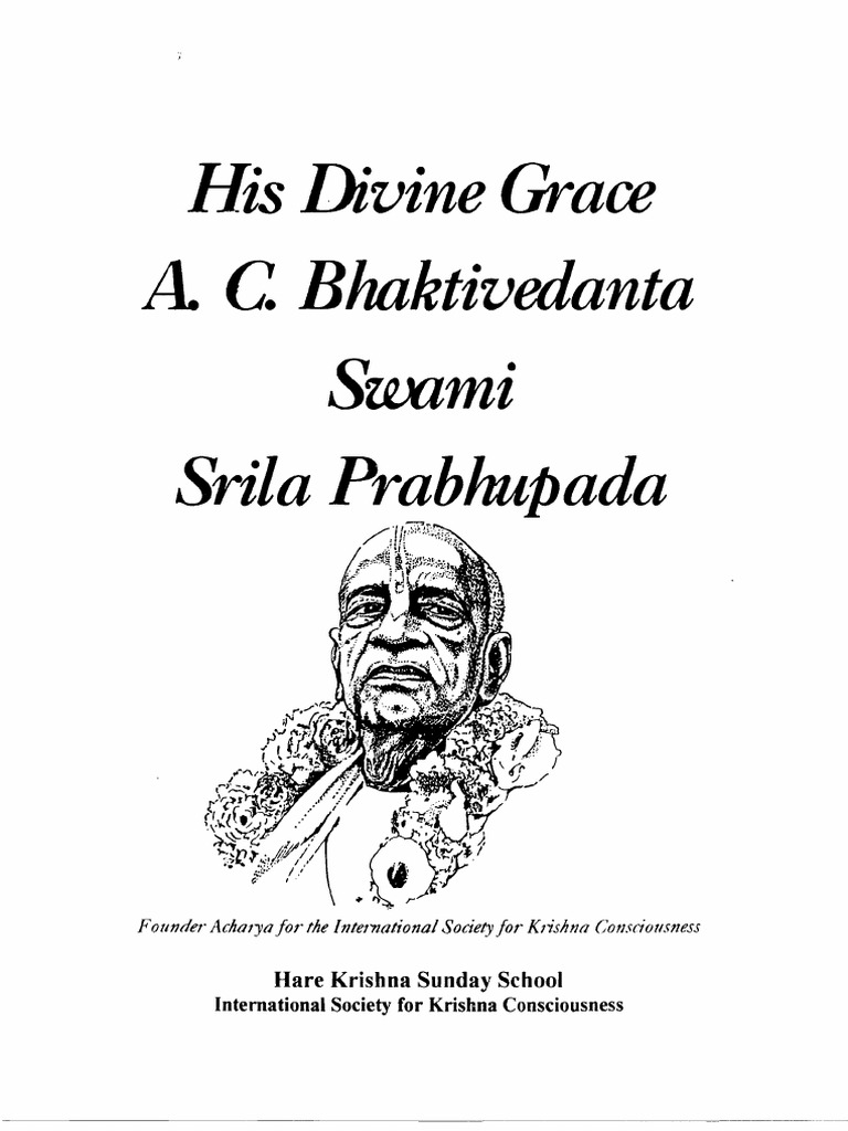 His divine grace a c bhaktivedanta swami srila prabhupada wb pdf