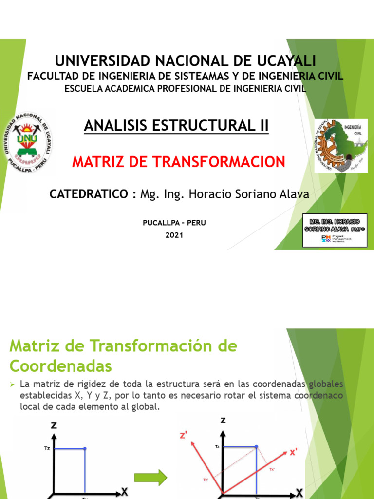 Unidad 2 - 3 Matriz de Transformacion | PDF