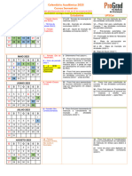 Calendario 2023 - Cursos Semestrais - Atualizado