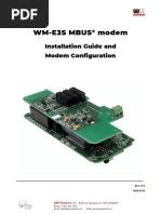 WM-E3S-MBUS Modem Inst Config V1 7 2