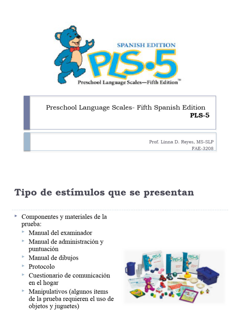PLS-5 Informacion de Ella | Descargar gratis PDF | Intervalo de confianza