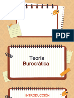 Teoría Burocrática