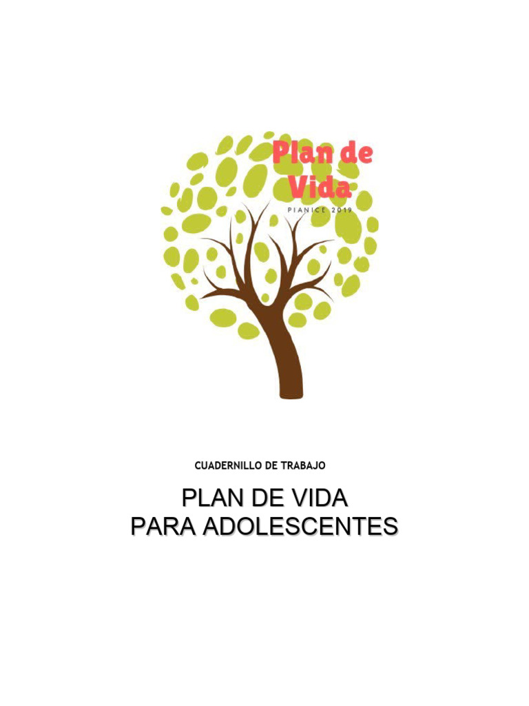Plan de Vida para Adolescentes: Reflexiones y Acciones | PDF ...