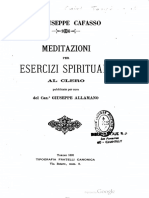 Don G. Cafasso - Meditazioni Per Gli Esercizi Spirituali