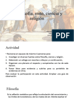 Filosofía, Mitos, Ciencia y Religión. Por Carmen - Alma.raquel