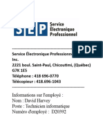 Service Électronique Professionnel 01 - 15 NOV 2023