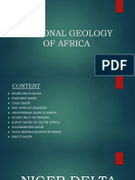 Regional Geology of Africa