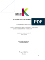 Ansiedad, Depresión y Satisfacción Sexual en Hombres