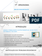 NR - 17 Ergonomia - Conscientização