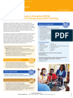 Up - Education - Pgce - Further Education and Training Phase - Fet Teaching - zp216219