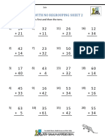 2 Digit Addition No Regrouping 2