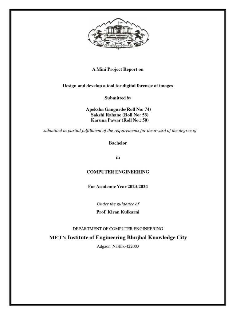 Cyber Security and Digital Forensics Final PDF Data Compression