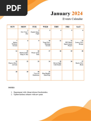 Calendar Template