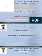 19 - Week 1 - Project Management Fundamentals