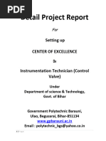 Detail Project Report: Setting Up Center of Excellence