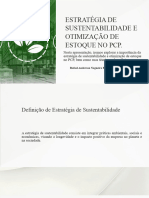 Estrategia de Sustentabilidade e Otimizacao de Estoque No PCP