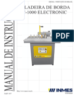 Manual Coladeira de Borda IC 1000 Electronic Port 02 Série 1121 A 3516 SAP 437