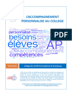 Accompagnement Personnalise 2016