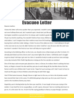 Evacuee Letter Comprehension Pack