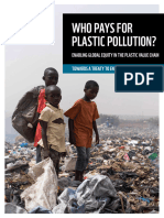 WWF Report Who Pays For Plastic Pollution