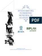 Inventario Del Patrimonio Municipal de Guanajuato Documento Integral