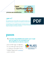 Proceso Sas Camara de Comercio