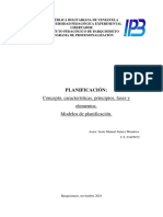 Planificación - Conceptos