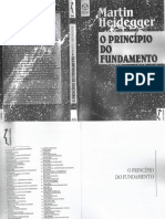 Heidegger - O princípio do fundamento