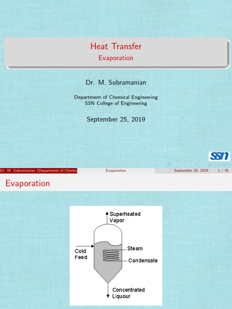 Understanding Evaporation Processes | PDF | Evaporation | Heat Transfer