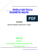 A Short Review of Cagd Tools For Isogeometric Analysis