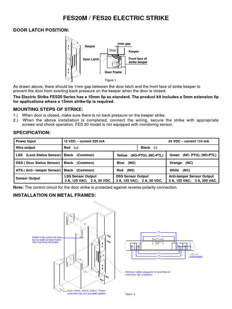 3.7 FES20 - Series - Installation - Manual - Fes20 - 7.3.934 - 2010.5. ...