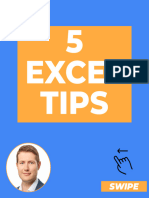 5 Excel Tips: Swipe