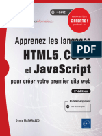 Apprenez Les Langages: Html5 Css3 Javascript