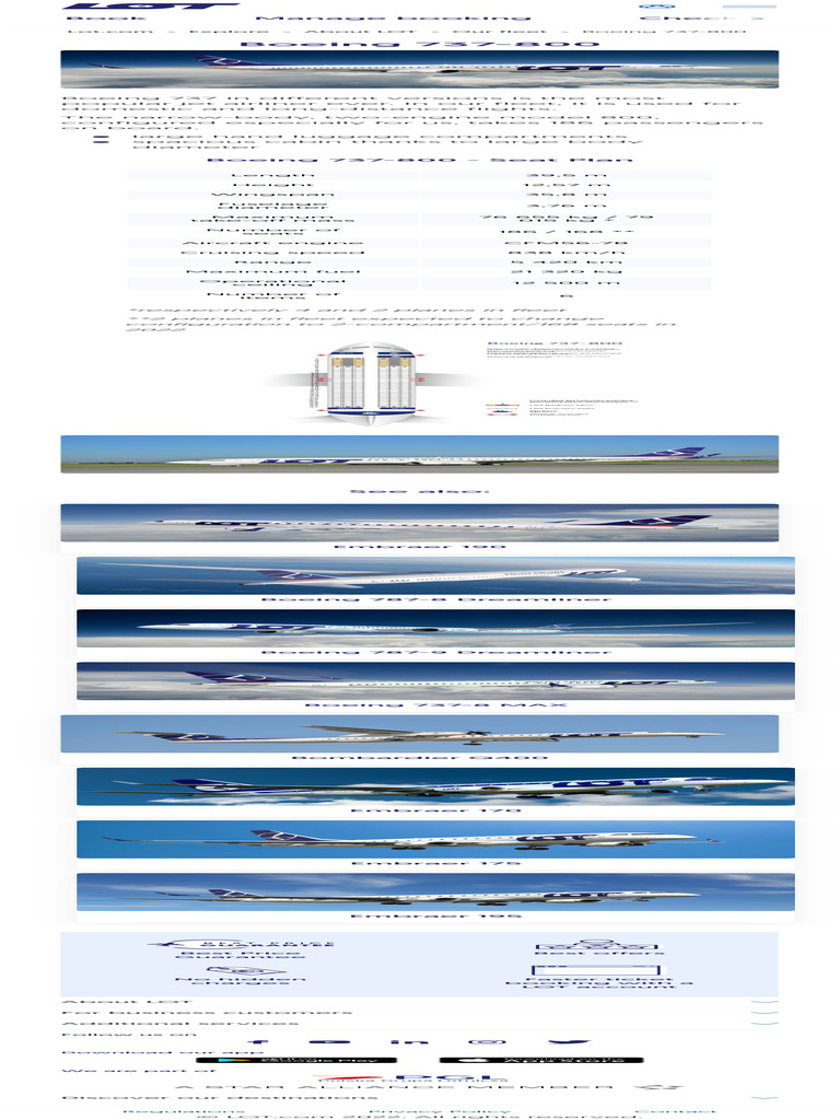 BOEING 737 800 SPECS FEATURES AND FLIGHT EXPERIENCE visual data 2