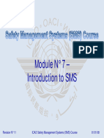 ICAO SMS Module No 7 Introduction To SMS 2008-11