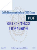ICAO SMS Module No 3 Introduction To SMS 2008