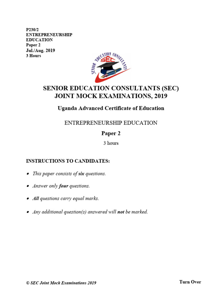 Ent 2 Uace Pdf Credit Finance Money Management