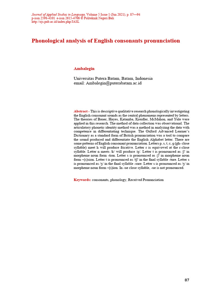 Consonant intelligence overview